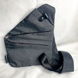 DXYZ Fanny Pack Travel Chest Waist Bag Lightweight Adjustable Belt Gray 4 Pocket